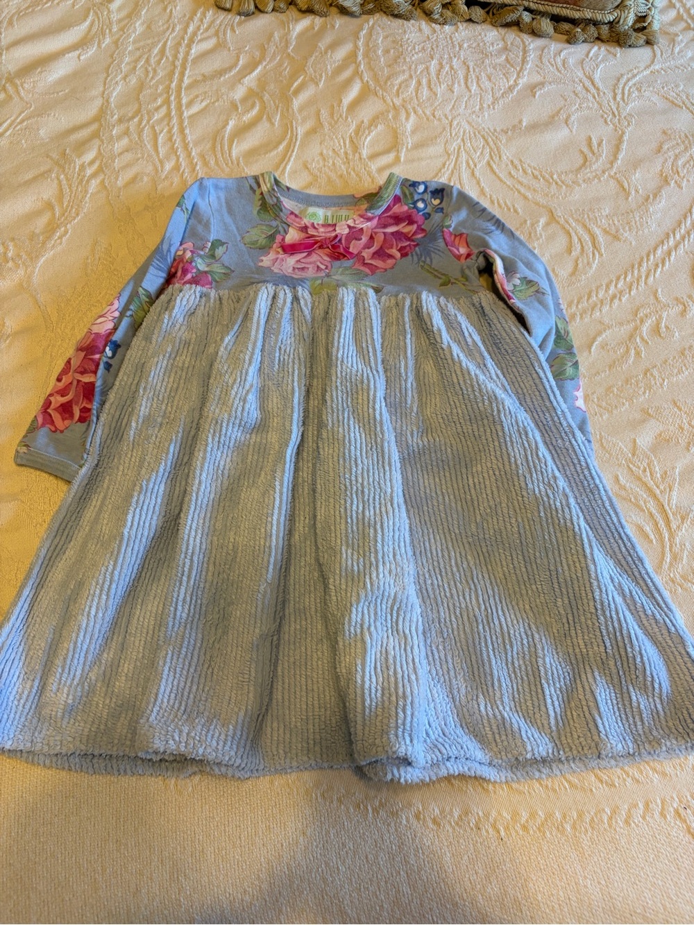B. Lulu girls dress size 5 EUC floral soft comfy